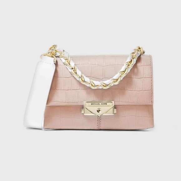 Michael Kors Extra Small Crocodile Embossed Leather Crossbody Bag - Picture 1 of 5